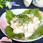 ネバネバがくせになる♡たたき長芋の梅肉オリーブオイル和え