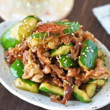 【豚ときゅうりの中華炒め】スタミナ満点、ご飯がすすむ♩