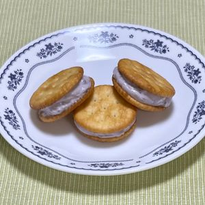 キャピタンの作ってみた!投稿(簡単絶品！ブルーベリーチーズケーキサンド)
