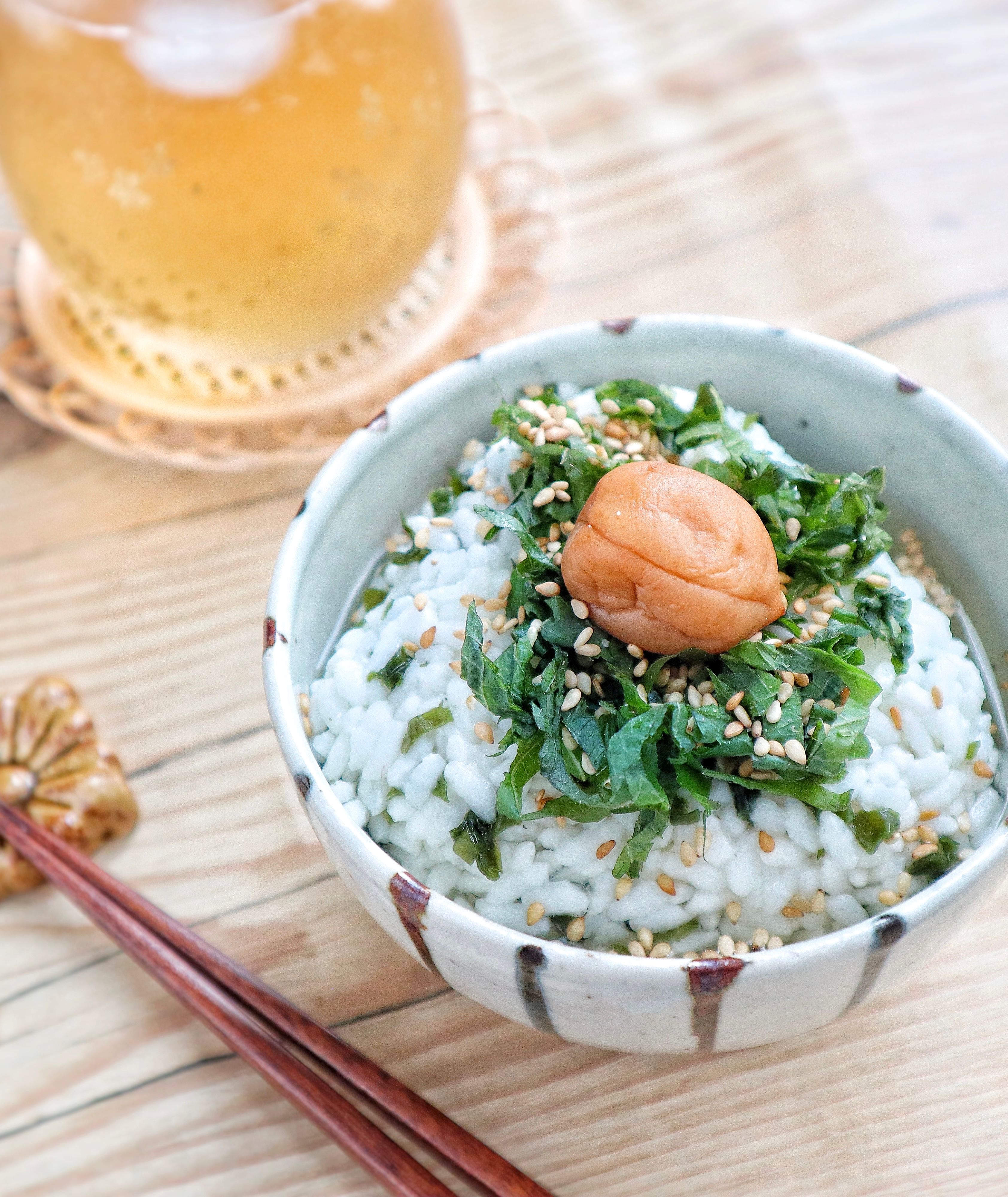 ひんやり『梅しそわかめの冷やし茶漬け』 | レシピサイトNadia