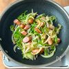【パスタの別茹で不要◎】ガーリック香る♪ワンパンナポリタンの工程2