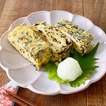 ミネラルたっぷり!ひじき煮入り卵焼き