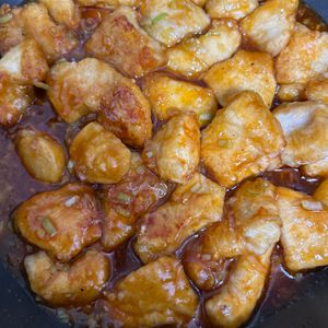 ふうちゃんの作ってみた!投稿(むね肉de旨辛ヤンニョムチキン)