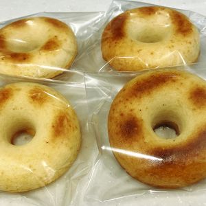 ♡♥♡くーまん♡♥♡の作ってみた!投稿(米粉の焼きドーナツ♡サクサク＆もっちり♡卵・バター不使用)