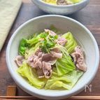 【キャベツと豚こまの白だしさっと煮】お手軽・簡単おかず！