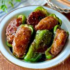 おいしさも栄養もまるっと♩ピーマンの肉詰め