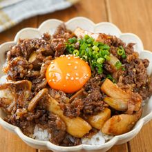 【たれが絶品！我が家のスタミナ焼肉丼】男子爆食♡︎