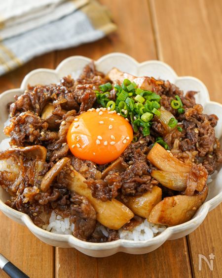 【たれが絶品！我が家のスタミナ焼肉丼】男子爆食♡︎