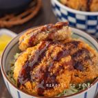 驚く美味しさ！しいたけカツ丼
