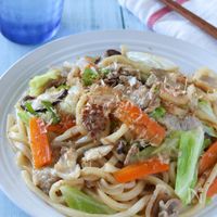 野菜たっぷり！焼きうどん基本のレシピ