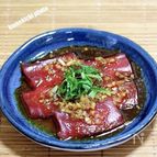 マグロのあっさりカルパッチョ