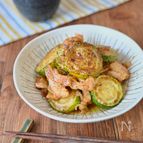 ズッキーニと豚肉の生姜焼き