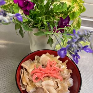 そら・ゆずの作ってみた!投稿(【味しみで簡単美味しい！豚丼】)