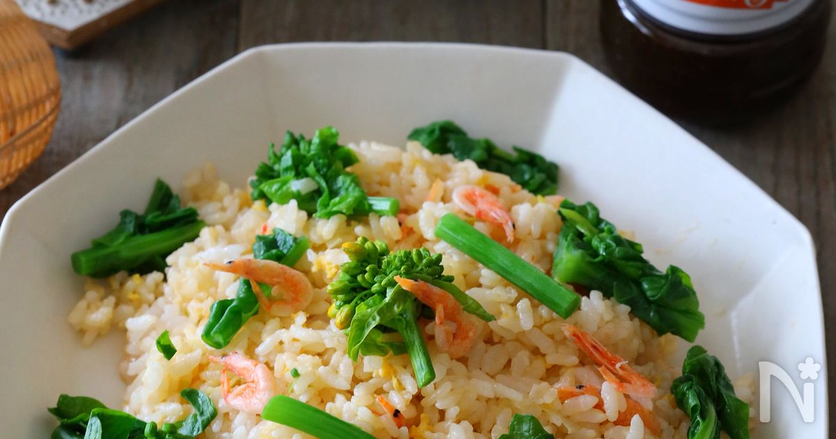 味付け1つ！炊飯器で簡単！【桜えびの和風チャーハン】