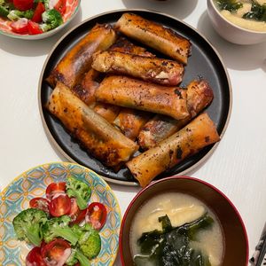 あんまんの作ってみた!投稿(【ささみ梅しそチーズ春巻き】さっぱり♪美味しい組み合わせ♡)