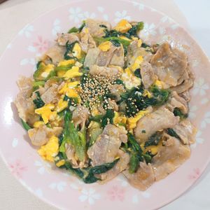 milkの作ってみた!投稿(『豚バラほうれん草のとろ玉あん』ほっこり優しい☆材料3つ♪)