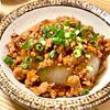 michuの作ってみた!投稿(レンジで時短《丸ごと新玉♡トロトロそぼろあん》)
