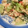 すみれの作ってみた!投稿(癖になる♪『崩し豆腐のおかか醤油マヨサラダ』)