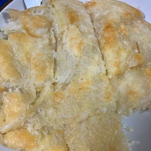 あいるんの作ってみた!投稿(余ったそうめんで＊もちもちニラチーズ素麺チヂミ＊)
