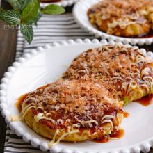 ひき肉と豆腐のお好み焼き風【小麦粉不要!豆腐の水切り不要】