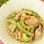 季節を楽しむ旬ごはん✿ゴーヤと豚こまのごま味噌スタミナ炒め