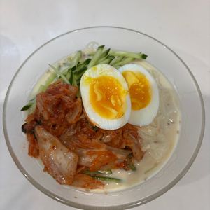 yの作ってみた!投稿(豆腐と豆乳で作るお手軽コングクス(冷たい豆乳そうめん))