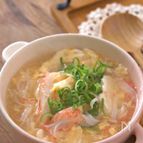 とろみつき！かに玉豆腐の中華風スープ