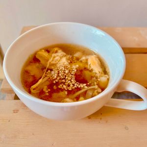 あーちゃん·͜· ♡の作ってみた!投稿(【しいたけと卵の中華スープ】シンプルでおいしい！！)