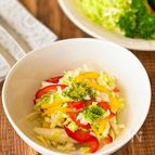 【5分で作れる！】白菜とパプリカのラペ