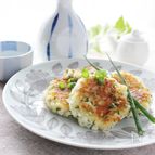 はんぺんのフワフワ焼き、味噌風味