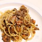 トマト缶なくても作れます！お豆の入ったミートソース