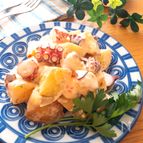 この組み合わせ好き♡たこと新じゃがのスイチリマヨサラダ