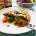 簡単♪チェダチーズ野菜トルティージャ