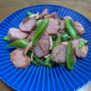 こむぎの作ってみた!投稿(【ベーコンポテトとスナップえんどうのうまだしレモンペッパー】)