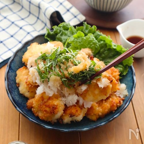 さっぱり＆ジューシー！大根おろしで食べる和風おろしチキンカツ