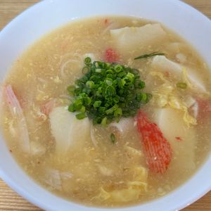Tsuneaki Okadaの作ってみた!投稿(崩し豆腐のとろみカニ玉スープ)