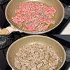 ごはんがすすむ♩豚ひき肉とニラもやしの旨辛炒めの工程2