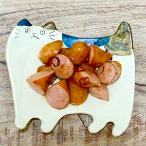 のりのり🐾🎀🤍の作ってみた!投稿(ビールがススム！ピリ辛ソーセージ炒め)
