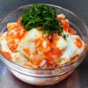 まゆのの作ってみた!投稿(韓国風【豆腐の明太子和え】今日のおつまみ)