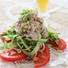 ドレッシングでアレンジ自在！豚しゃぶサラダまとめ