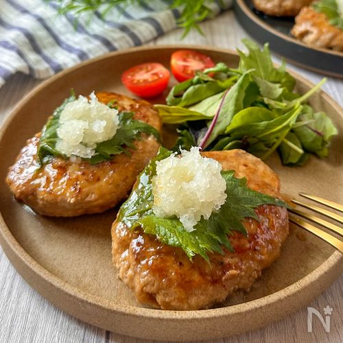 豆腐でかさ増し♩和風おろしハンバーグ