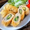 【くるくる大葉チーズのスティックとんかつ】
生姜焼き用豚肉で