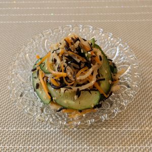 𝔂𝓾𝓶𝓲🍓の作ってみた!投稿(切り干し大根とひじきの《腸活♡中華サラダ》)