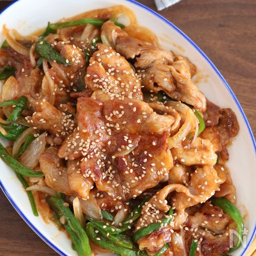 ご飯のおかわり必須‼︎『豚肉のプルコギ風炒め』