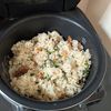 げんきの作ってみた!投稿(【STAUB】旨み凝縮！香ばしおこげの鮭とばごはん。)