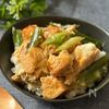 【包丁、まな板いらず!】厚揚げと長ネギの卵とじ丼