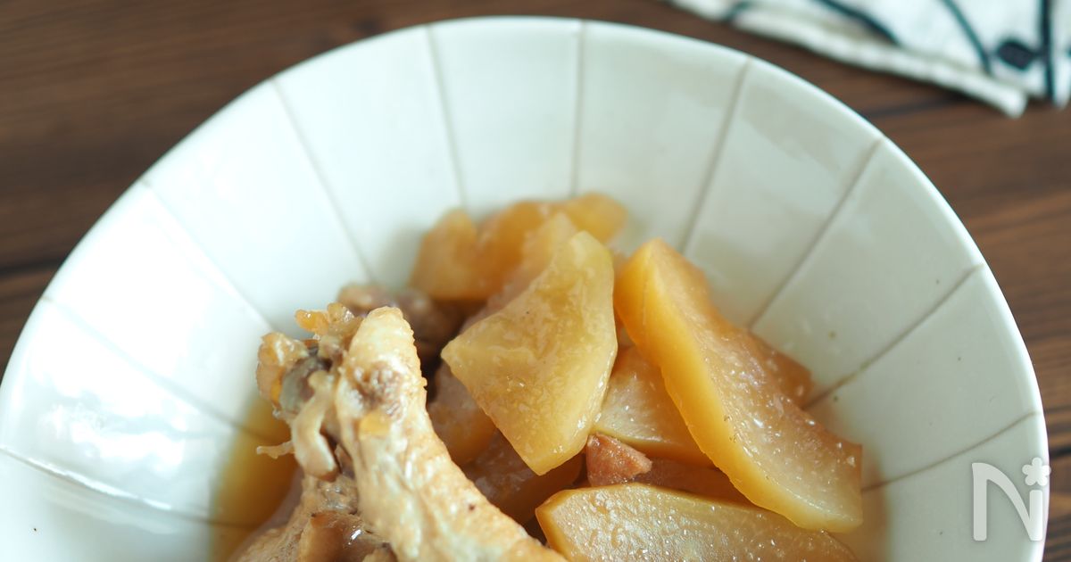 めんつゆで簡単！手羽元の煮込み
