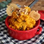 ハロウィンに♪かぼちゃとピーナッツバターのクリーミーサラダ