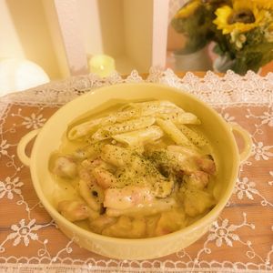 タツノオトシゴの作ってみた!投稿(【カルボナーラチキン】夫も絶賛！絶品クリーム煮アレンジ♬)