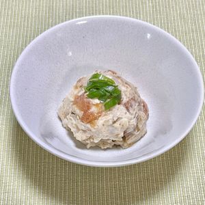 キャピタンの作ってみた!投稿(レンジで完成！ねっとり美味しい♡里芋の梅マヨサラダ)